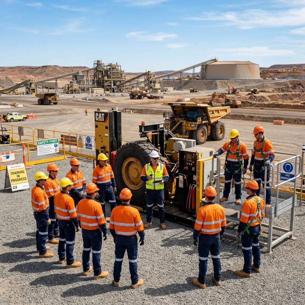 Treinamento e segurança para a indústria e mineração